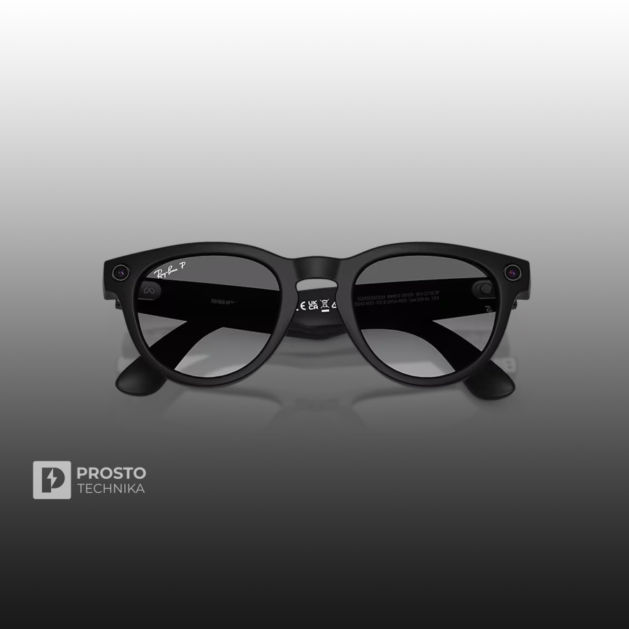 Ray-Ban Headliner (Gen 2) Матовый Чёрный с Градиентно-Графитовыми Линзами (Графит)